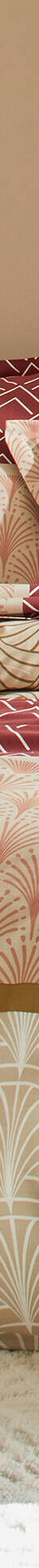 Linge de lit Eddy en coton à motifs graphiques (sable) Linge de lit Eddy en coton à motifs graphiques (sable)